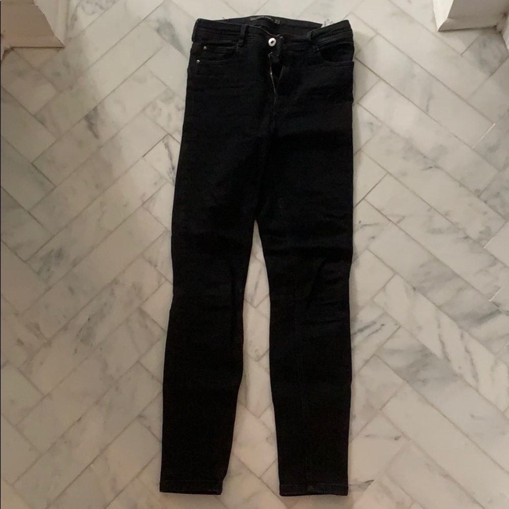 Zara black skinny jeans